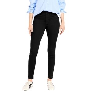 Old Navy Womens High-Rise Rockstar Super-Skinny Jeans, Black, Size 12 Long